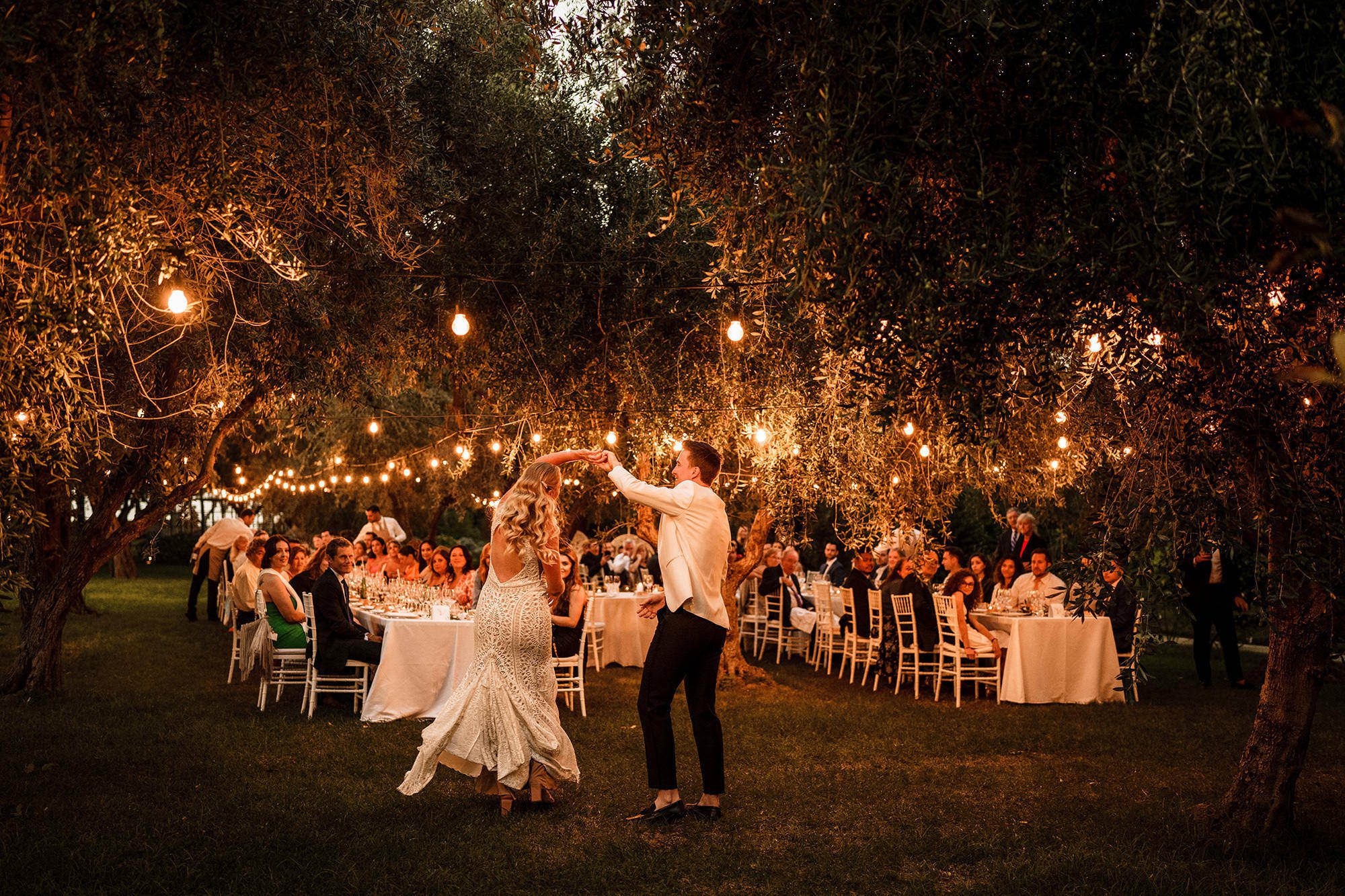 wedding reception lighting