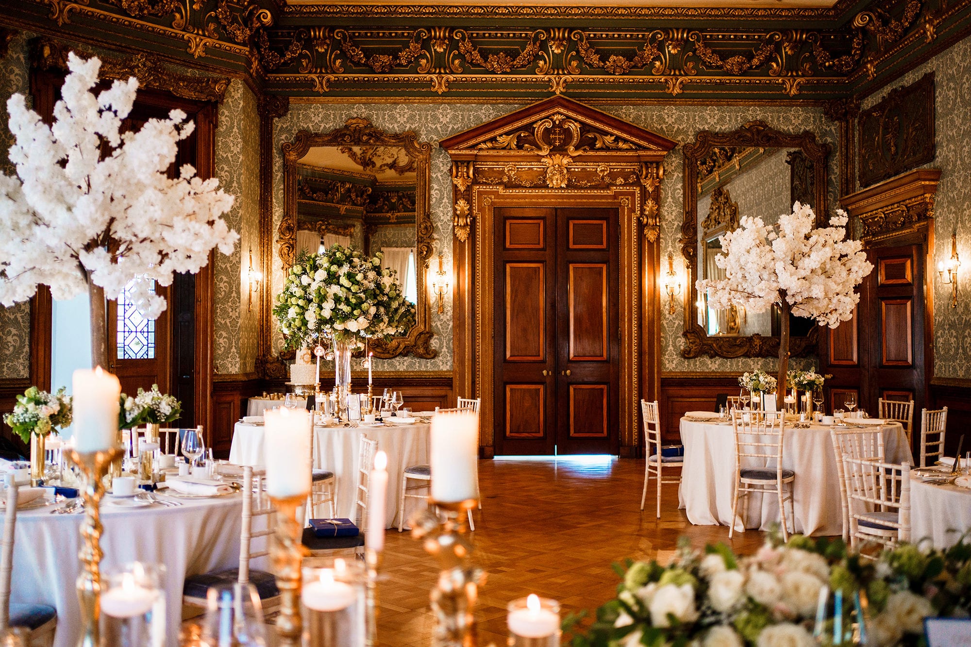 Hawkstone Hall Wedding Reception